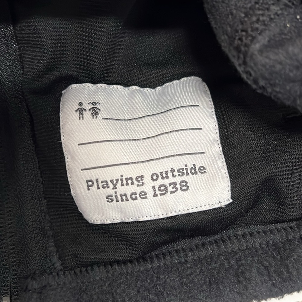 COLUMBIA Kid’s Black Fleece Full Zip Vest Size XS 6/7 - Picture 10 of 10